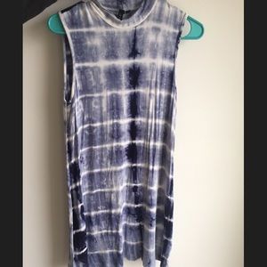 Blue Tie Dye Dress